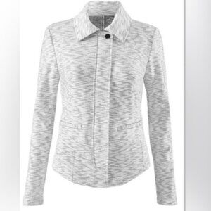 CAbi Neo Gray Marble Moto Style Jacket